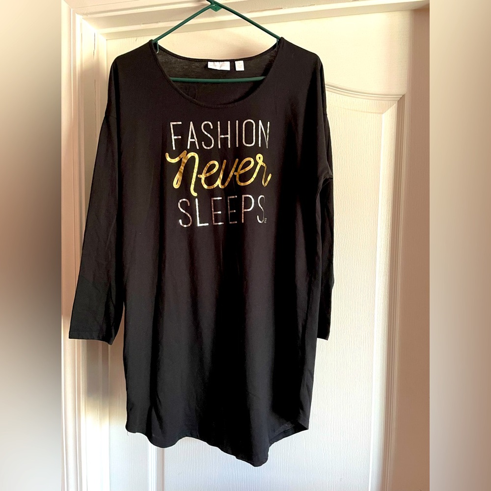 Long sleeve night dress